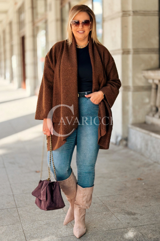 HENRIETTE Boucle-Mantel Damen – Locker & Schick