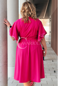 LAVENNA Kleid in Fuchsia – Große Größen | Cavaricci.de