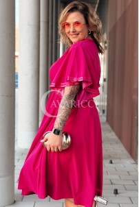 LAVENNA Kleid in Fuchsia – Große Größen | Cavaricci.de