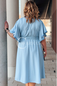 LAVENNA Kleid in Hellblau – Große Größen | Cavaricci.de