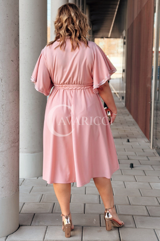 LAVENNA Kleid in Altrosa – Große Größen | Cavaricci.de