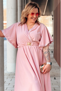 LAVENNA Kleid in Altrosa – Große Größen | Cavaricci.de
