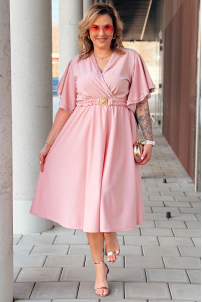 LAVENNA Kleid in Altrosa – Große Größen | Cavaricci.de