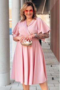 LAVENNA Kleid in Altrosa – Große Größen | Cavaricci.de