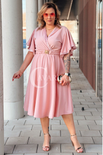 LAVENNA Kleid in Altrosa – Große Größen | Cavaricci.de