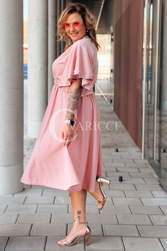 LAVENNA Kleid in Altrosa – Große Größen | Cavaricci.de