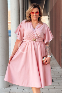 LAVENNA Kleid in Altrosa – Große Größen | Cavaricci.de