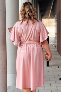 LAVENNA Kleid in Altrosa – Große Größen | Cavaricci.de