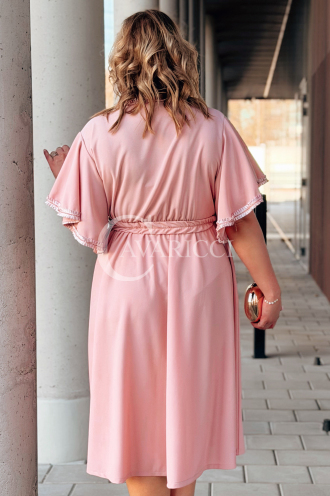 LAVENNA Kleid in Altrosa – Große Größen | Cavaricci.de