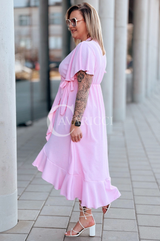 FRANCESCA Kleid in Rosa – Große Größen | Cavaricci.de
