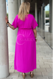 AMANDA Kleid in Fuchsia – Große Größen | Cavaricci.de