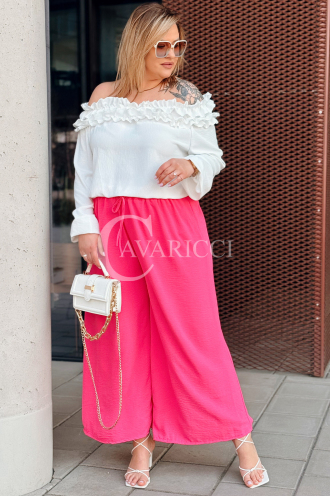 ZACCARIA Hose in Fuchsia – Große Größen | Cavaricci.de