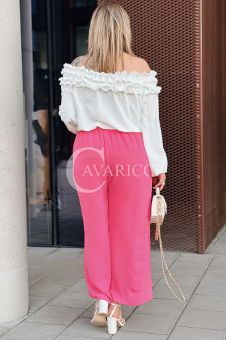 ZACCARIA Hose in Fuchsia – Große Größen | Cavaricci.de