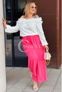 ZACCARIA Hose in Fuchsia – Große Größen | Cavaricci.de
