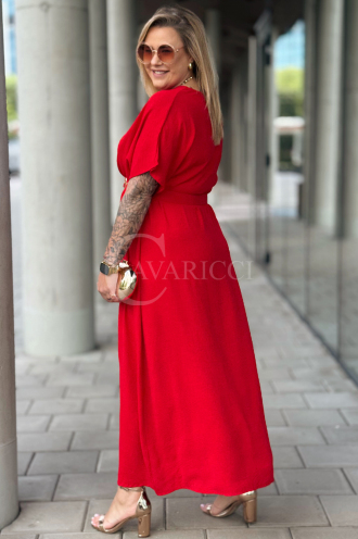 AMANDA Kleid in Rot – Große Größen | Cavaricci.de