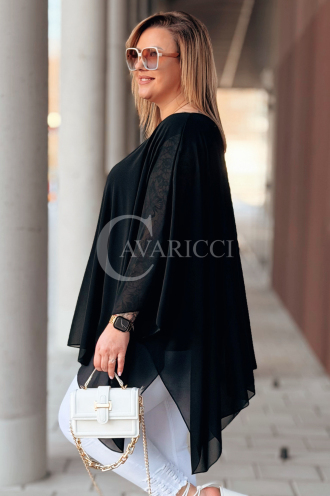 TERESSA Kleid in Schwarz – Große Größen | Cavaricci.de