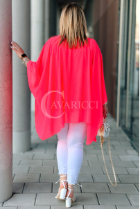 TERESSA Kleid in Rosa – Große Größen | Cavaricci.de