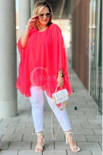 TERESSA Kleid in Rosa – Große Größen | Cavaricci.de