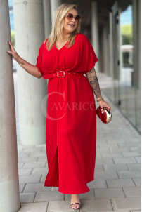 AMANDA Kleid in Rot – Große Größen | Cavaricci.de