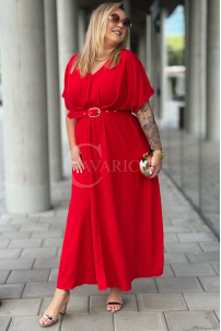 AMANDA Kleid in Rot – Große Größen | Cavaricci.de