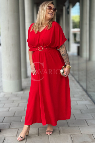 AMANDA Kleid in Rot – Große Größen | Cavaricci.de
