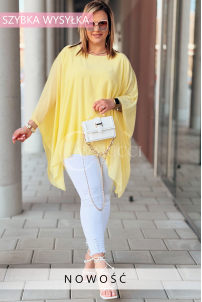 TERESSA Kleid in Bananengelb – Große Größen | Cavaricci.de