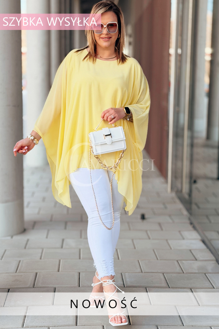 TERESSA Kleid in Bananengelb – Große Größen | Cavaricci.de