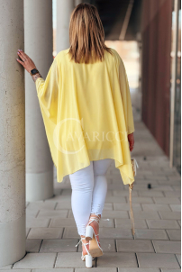 TERESSA Kleid in Bananengelb – Große Größen | Cavaricci.de