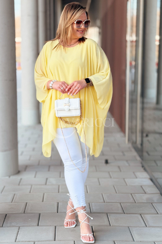 TERESSA Kleid in Bananengelb – Große Größen | Cavaricci.de