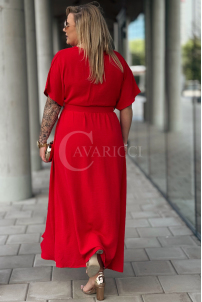 AMANDA Kleid in Rot – Große Größen | Cavaricci.de