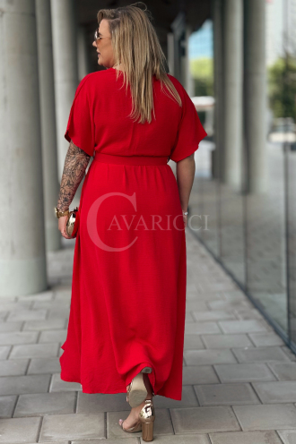 AMANDA Kleid in Rot – Große Größen | Cavaricci.de
