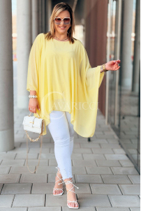 TERESSA Kleid in Bananengelb – Große Größen | Cavaricci.de