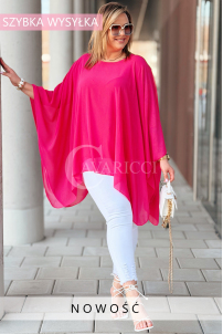 TERESSA Kleid in Fuchsia – Große Größen | Cavaricci.de