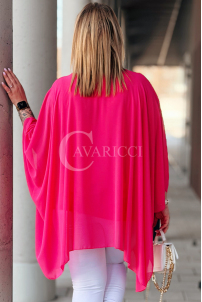 TERESSA Kleid in Fuchsia – Große Größen | Cavaricci.de