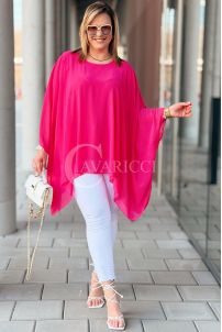 TERESSA Kleid in Fuchsia – Große Größen | Cavaricci.de
