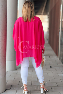 TERESSA Kleid in Fuchsia – Große Größen | Cavaricci.de