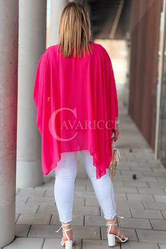TERESSA Kleid in Fuchsia – Große Größen | Cavaricci.de