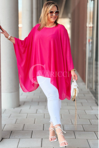 TERESSA Kleid in Fuchsia – Große Größen | Cavaricci.de