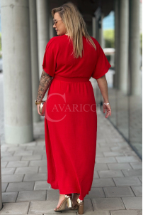 AMANDA Kleid in Rot – Große Größen | Cavaricci.de
