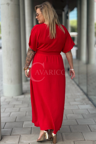 AMANDA Kleid in Rot – Große Größen | Cavaricci.de