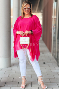 TERESSA Kleid in Fuchsia – Große Größen | Cavaricci.de