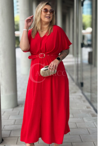 AMANDA Kleid in Rot – Große Größen | Cavaricci.de