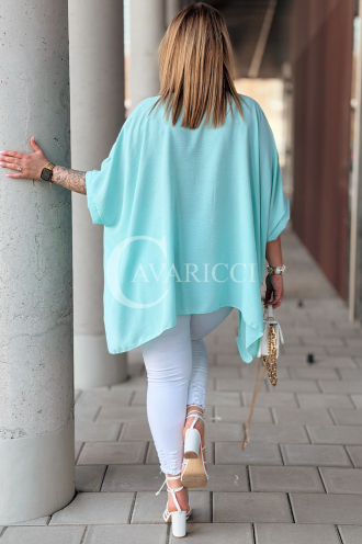BINA Bluse in Mintgrün – Große Größen | Cavaricci.de