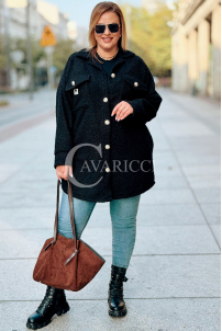 WERA Bouclé-Jacke Übergröße – Elegant & Stilvoll