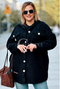WERA Bouclé-Jacke Übergröße – Elegant & Stilvoll