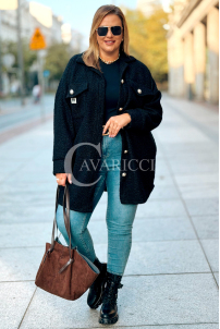 WERA Bouclé-Jacke Übergröße – Elegant & Stilvoll