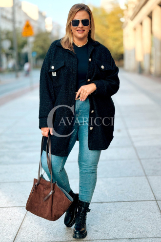 WERA Bouclé-Jacke Übergröße – Elegant & Stilvoll
