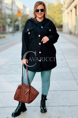 WERA Bouclé-Jacke Übergröße – Elegant & Stilvoll