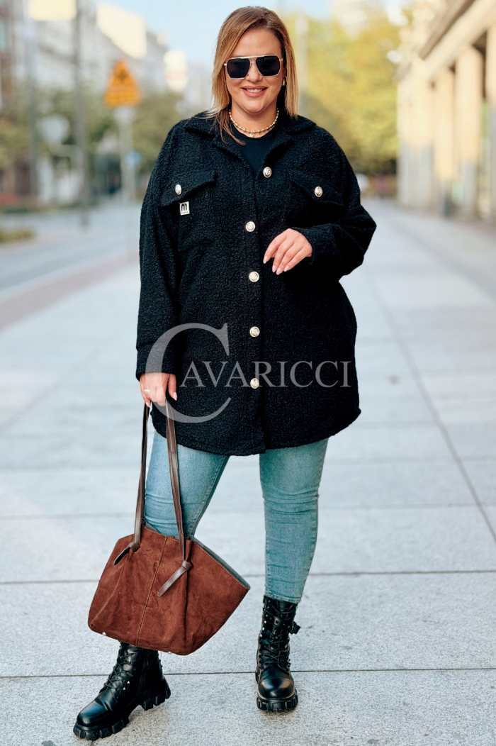 WERA Bouclé-Jacke Übergröße – Elegant & Stilvoll