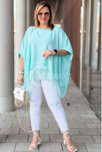 BINA Bluse in Mintgrün – Große Größen | Cavaricci.de
